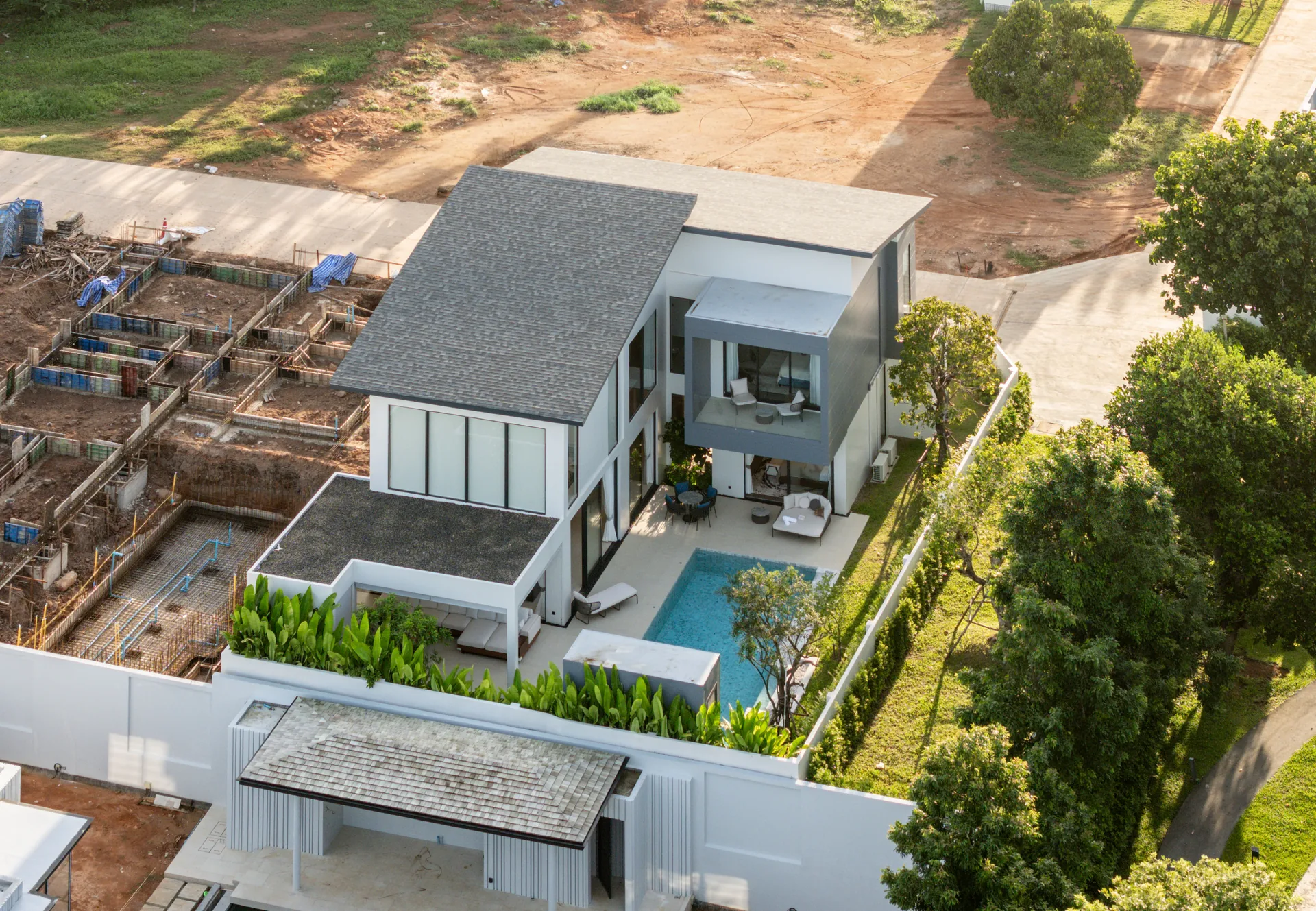 Villa exterior modern architecture